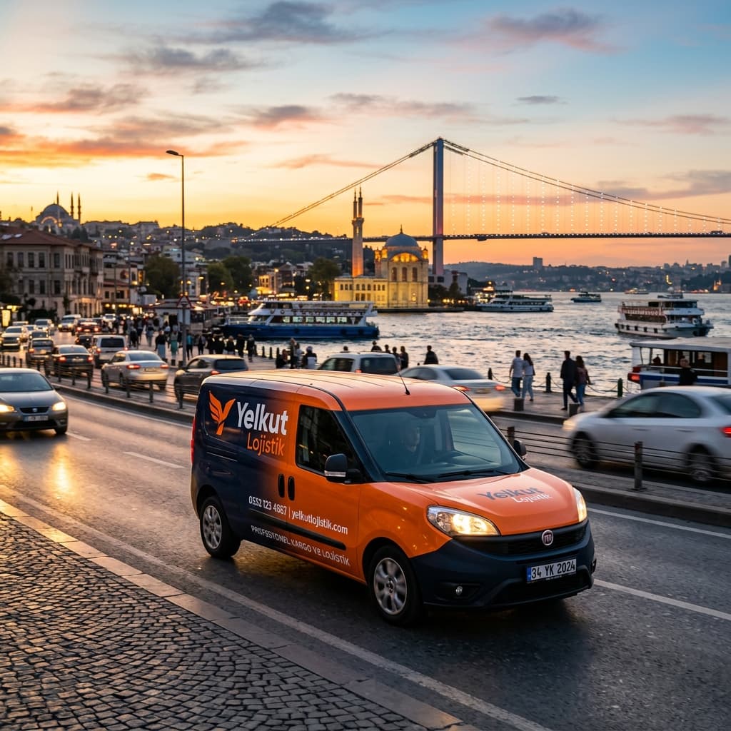 İstanbul Lojistik Ağı İllüstrasyonu